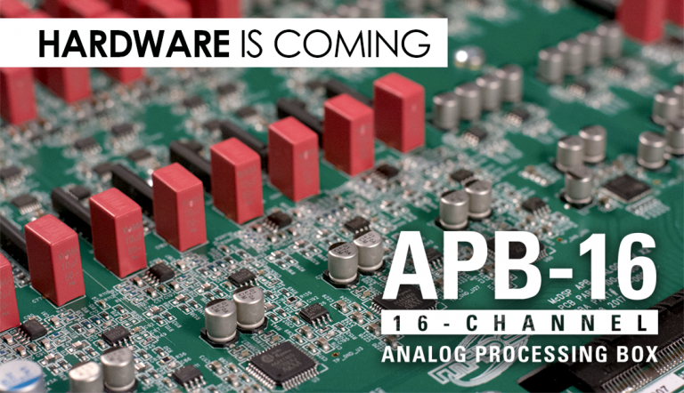 McDSP Announces APB-16 Analog Processing Box