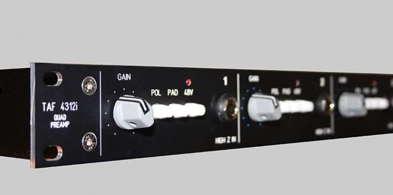 Talaiot Audio Factory Releases the TAF 4312i 4 Channel Preamp