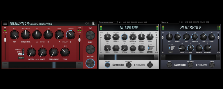 Eventide Audio Releases Blackhole Reverb, UltraTap Delay and MicroPitch for iOS