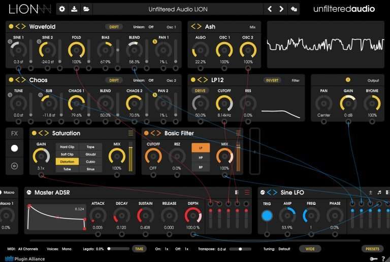 Unfiltered Audio LION Lets Users Synthesize Like A King, Roaring Into Release With Plugin Alliance As A Versatile VI