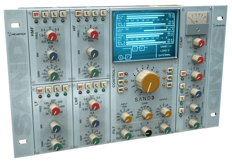 Acustica Audio Has Released Sand3 SSL Console Emulation With Two New EQs