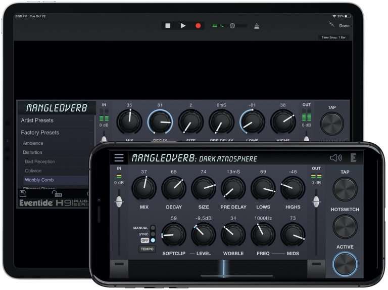 Eventide Audio unleashes MangledVerb Reverb On iPhone and iPad