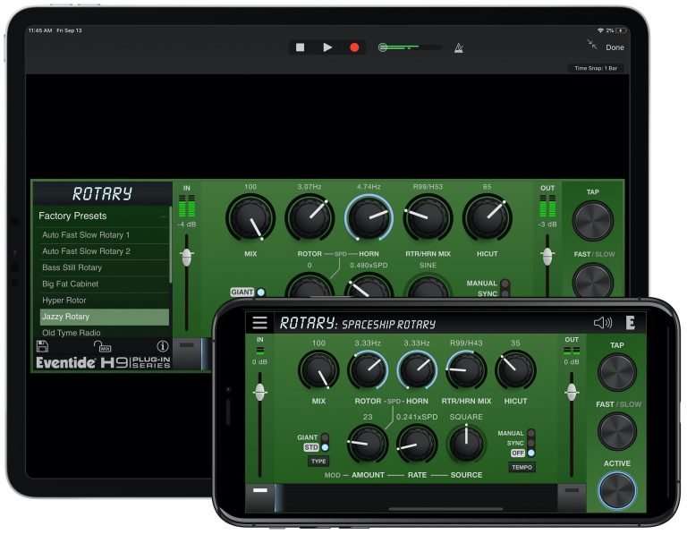 Eventide Audio Releases Rotary Mod Emulation Of Classic Leslie Speaker For iPhone and iPad