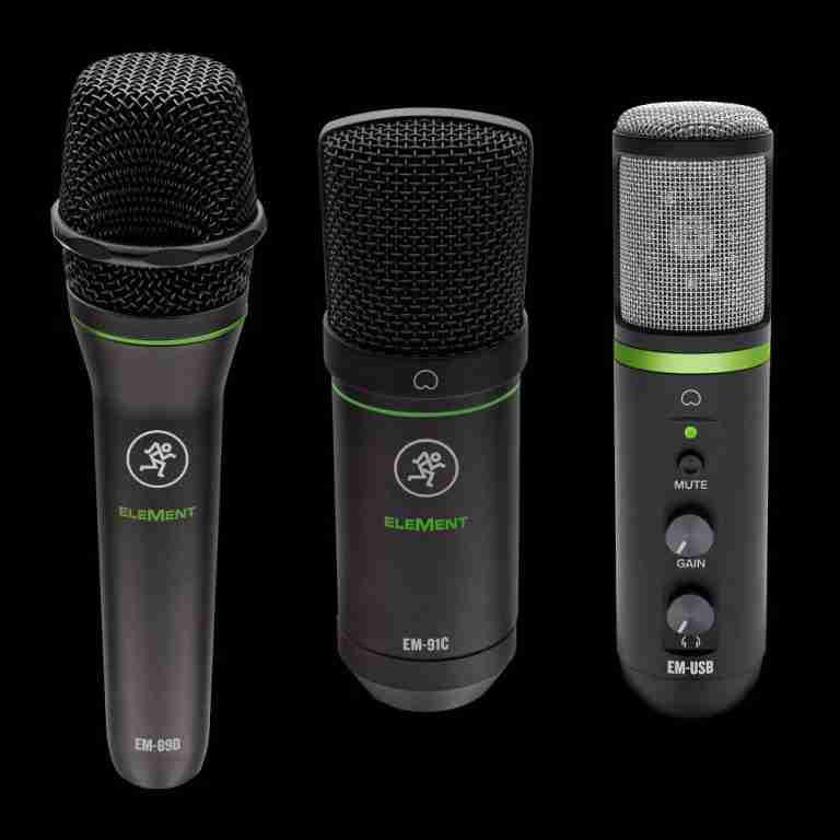 Mackie Introduces EleMent Series Microphones