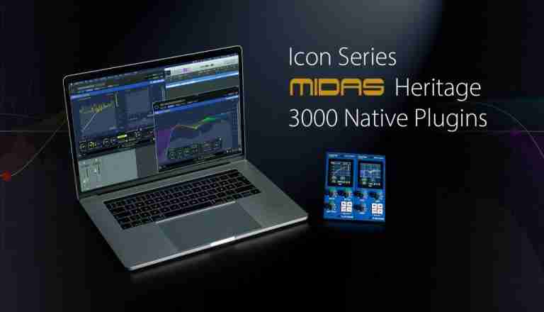 TC Electronic Announce MIDAS Heritage Series DYN 3000 & PEQ 3000 plug-ins and Optional USB-Powered Desktop Controllers