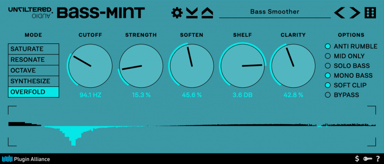 Plugin Alliance announces availability of Unfiltered Audio Bass-Mint