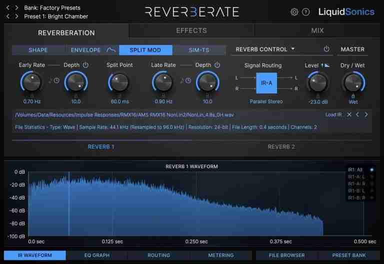 LiquidSonics Introduces Reverberate 3