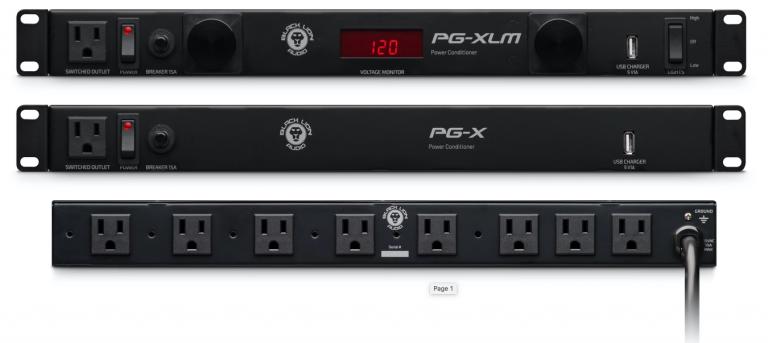 Black Lion Audio Announces Availability of PG-XLM and PG-X  Power Conditioning
