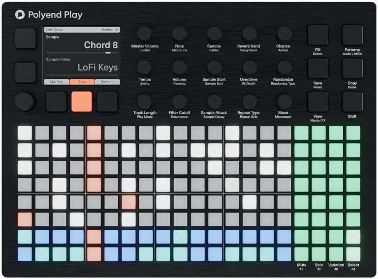 Polyend Presents Play Sample-Based Groovebox and Sequencer
