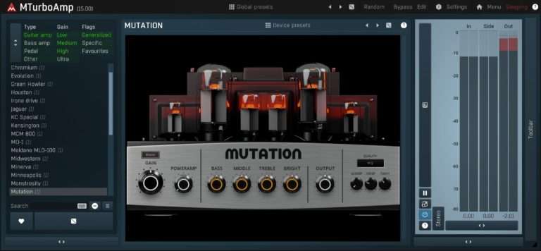 MeldaProduction makes MTurboAmp Available As Ultimate Amp Simulator and Distortion Machine-Making Plug-in Package
