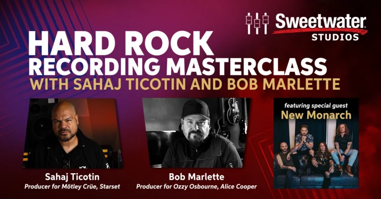 Sweetwater Studios Announces Hard Rock Recording Masterclass