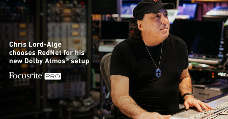 Chris Lord-Alge chooses Focusrite RedNet for his new Dolby Atmos® setup