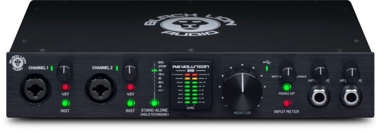 Black Lion Audio Announces Revolution 6×6 Recording Interface