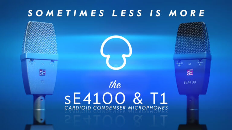sE Electronics Introduces the sE4100 and T1 Condenser Microphones